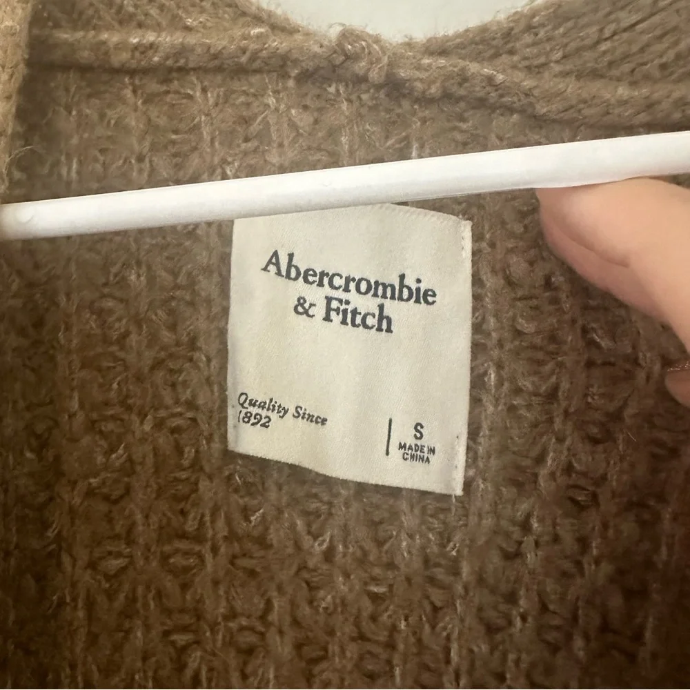 A&F Waffle Stitch Duster Cardigan - Picture 2 of 2